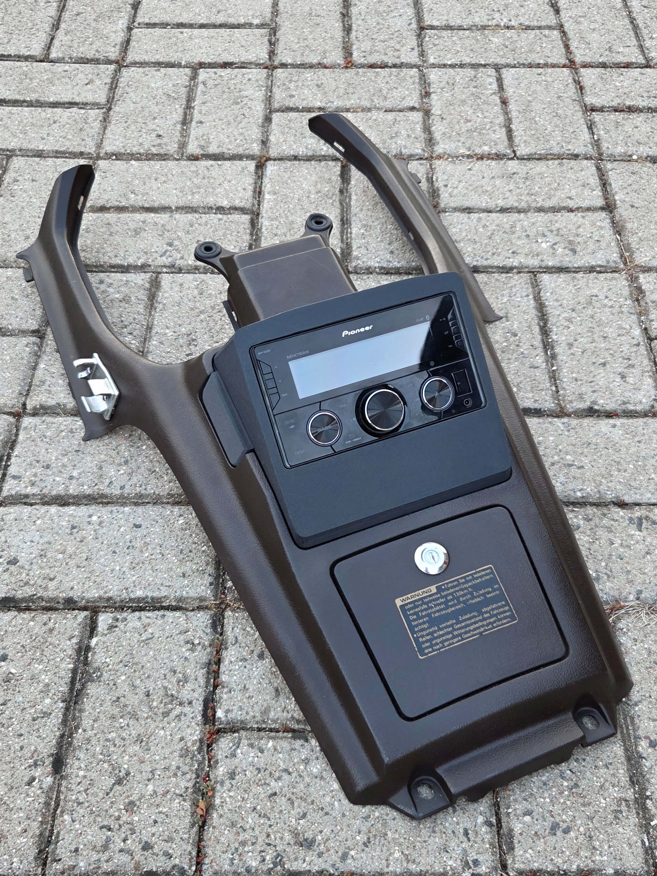 Honda Goldwing GL1500 Pioneer Radio Upgrade with Cover