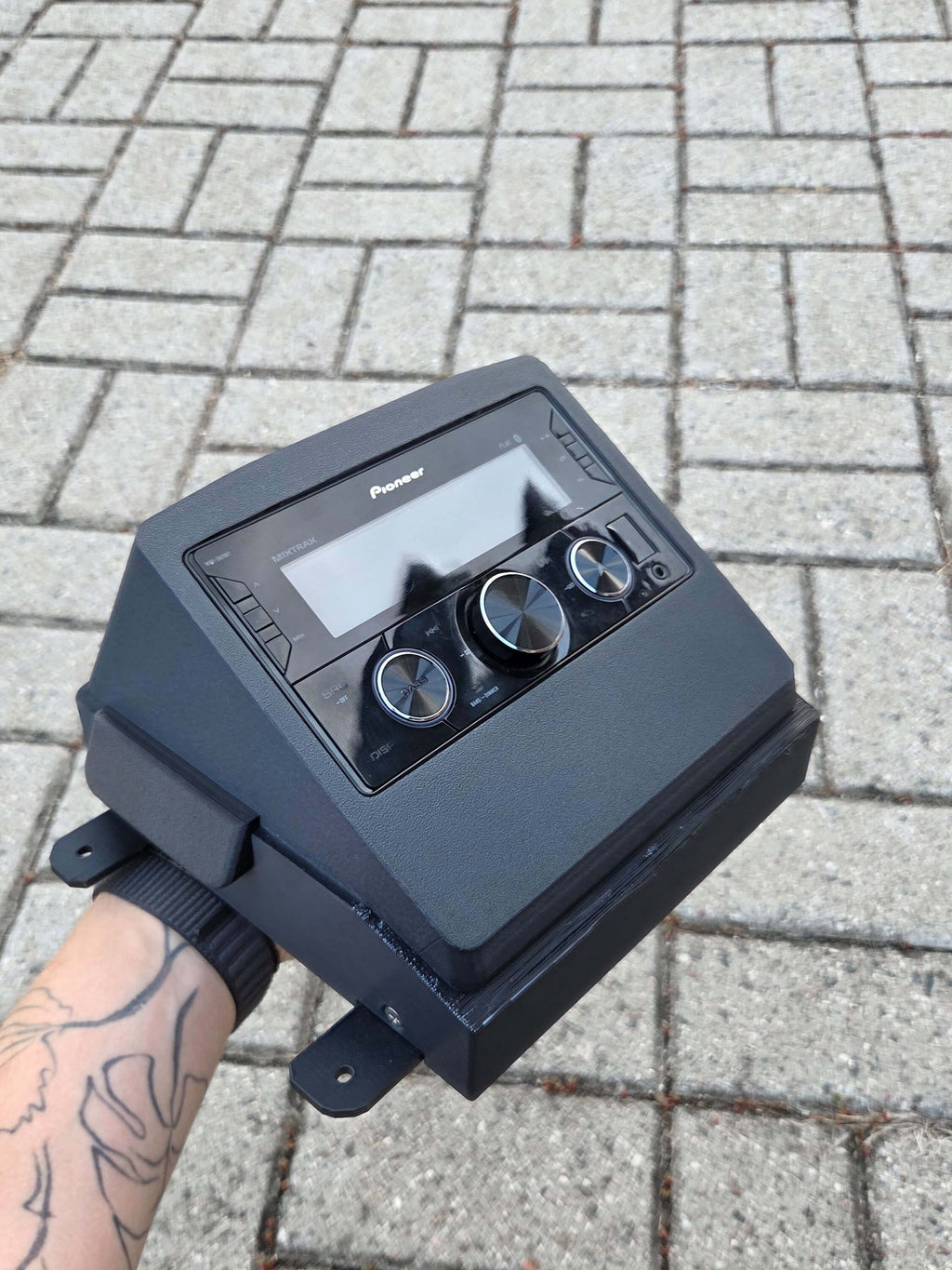 Honda Goldwing GL1500 Pioneer Radio Upgrade with Cover