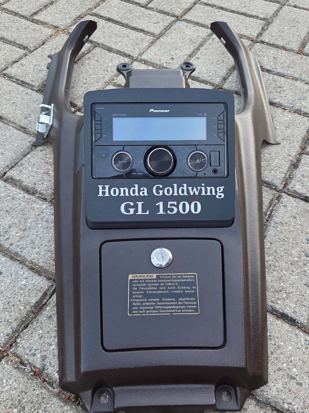 Honda Goldwing GL1500 Pioneer Radio Upgrade with Text & Cover