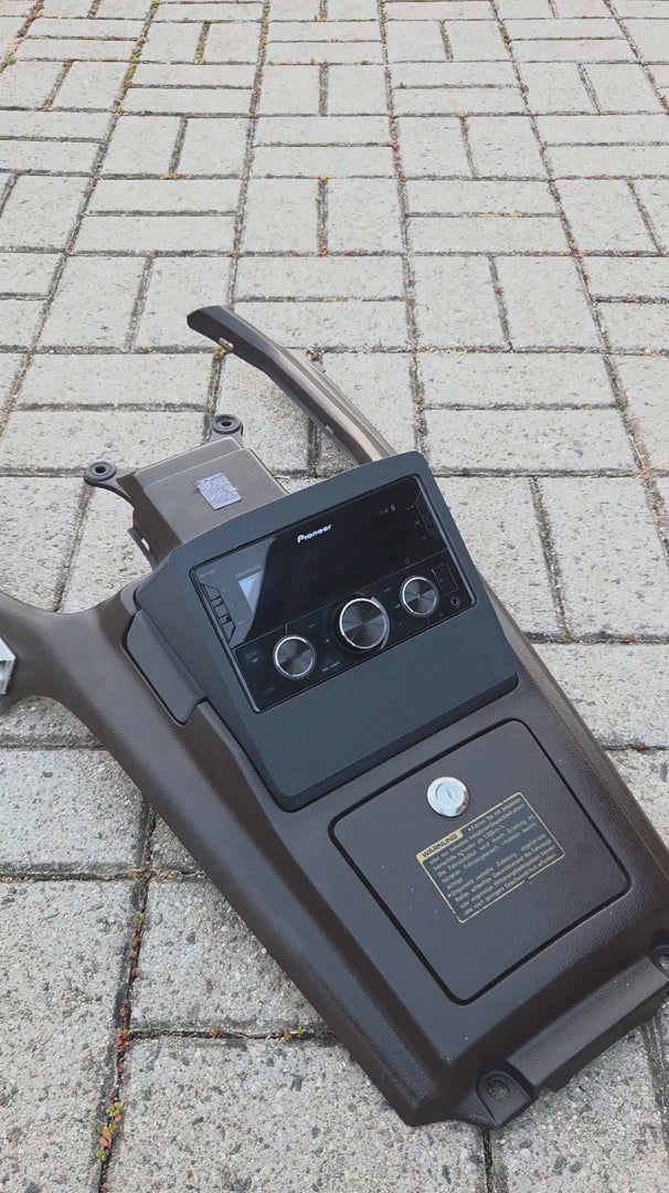 Honda Goldwing GL1500 Pioneer Radio Upgrade with Cover