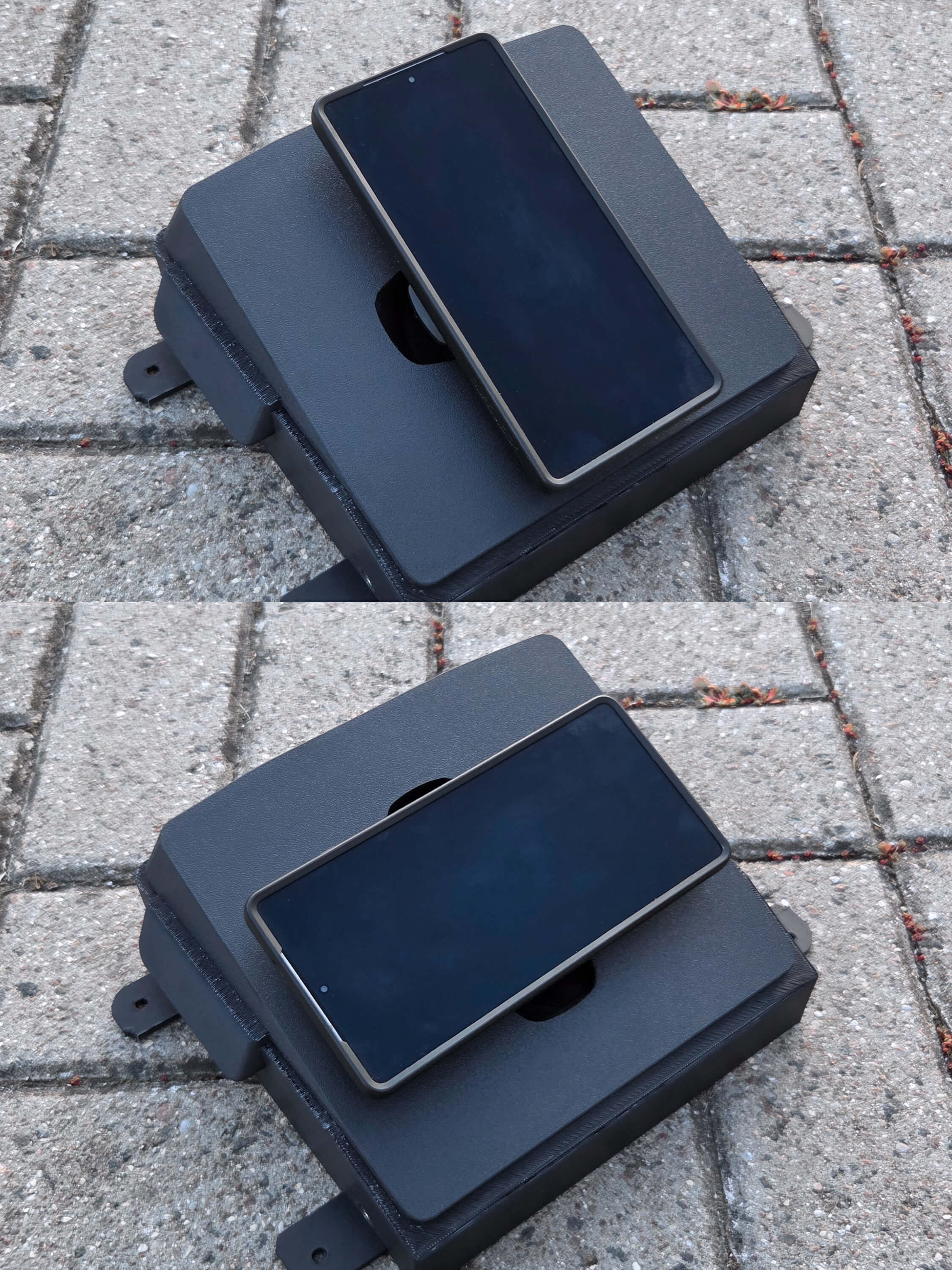 Honda Goldwing GL1500 Phone Mount for QuadLock Wireless Charger